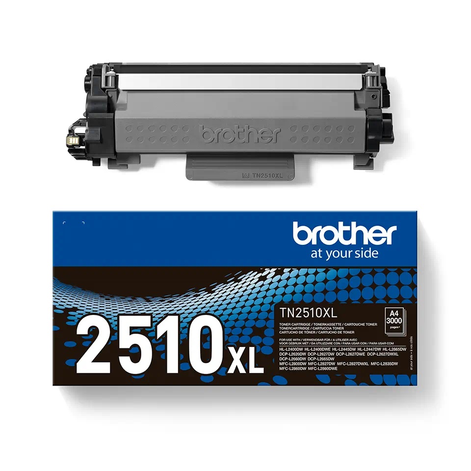 טונר שחור מקורי Brother TN2510XL (3,000 דפים)