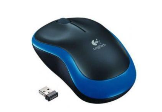עכבר אלחוטי כחול LogiTech M185