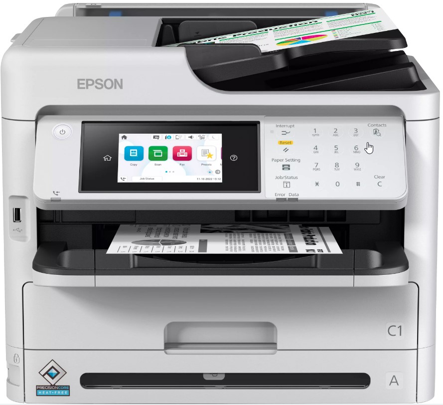 מדפסת ‏הזרקת דיו ‏משולבת Epson WorkForce Pro WF-M5899DWF אפסון