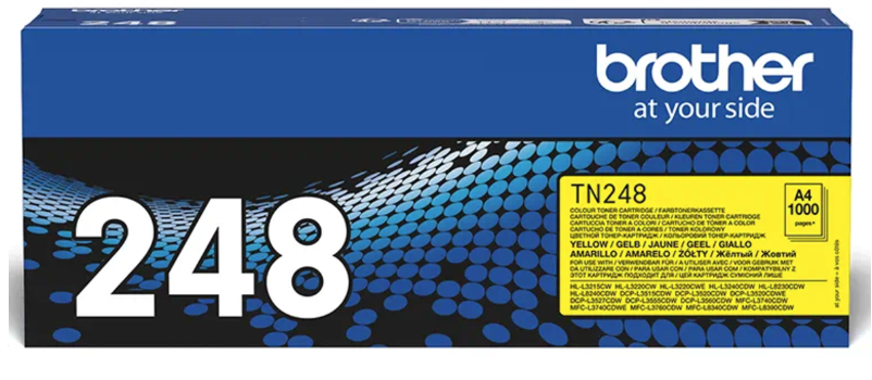 טונר מקורי צהוב 1K BROTHER TN248Y 