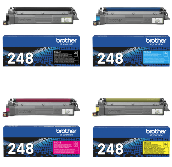 סט טונרים מקוריים BROTHER TN248 (1,000 דפים)