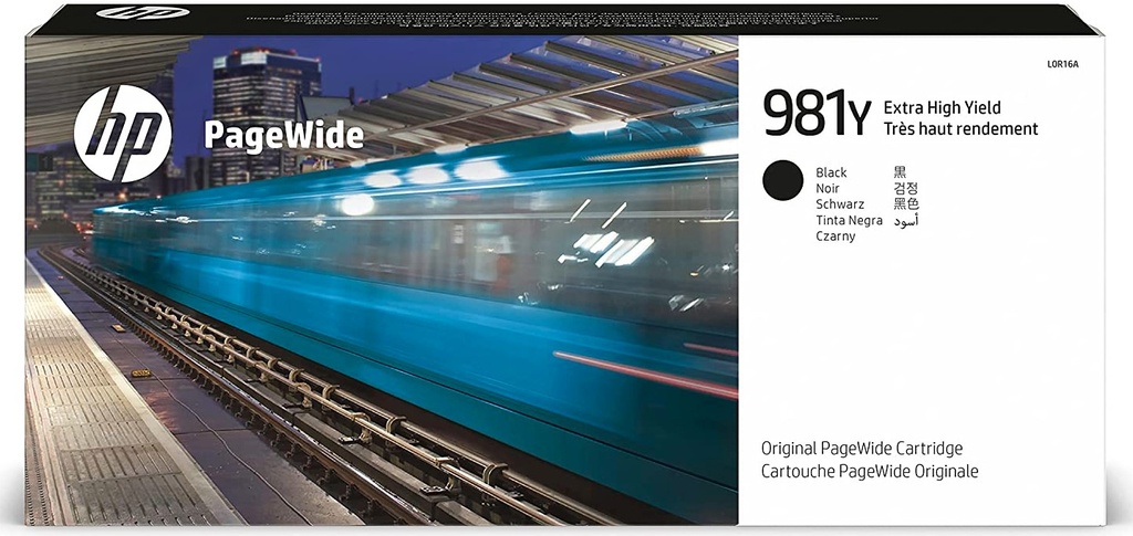 ראש דיו ‏שחור מקורי HP L0R16A 981Y (20,000 דפים)