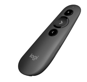 שלט אלחוטי למצגות Logitech R500 2.4GH בצבע שחור