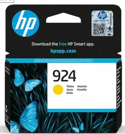 ראש דיו צהוב מקורי HP 924Y 4K0U5NE (400 דפים)