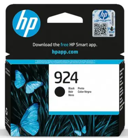 ראש דיו שחור מקורי HP 924 4K0U6NE