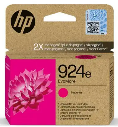 ראש דיו אדום מקורי HP 924EM 4K0U8NE (800 דפים)