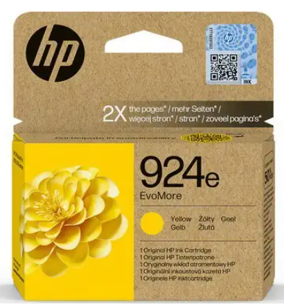 ראש דיו צהוב מקורי HP 924EY 4K0U9NE (800 דפים)