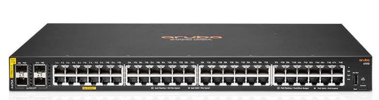 - Aruba 6100 48G CL4 POE 370W 4SFP+ Swch