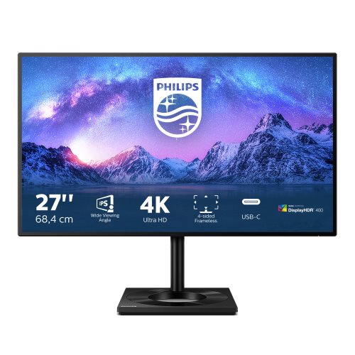 ‎HDR400 ‎תמונה‎ ‎ומעבד‎ USB-C ‎חיבור‎ ‎עם‎ UHD-4K - ‎ויוקרתי‎ ‎מעוצב‎ 27"