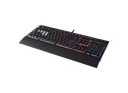 מקלדת גיימינג מכנית שקטה CORSAIR STRAFE RGB CHERRY MX
