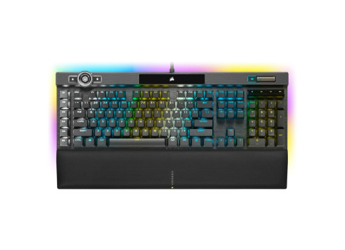 מקלדת גיימינג אופטית-מכנית (אנגלית בלבד) CORSAIR K100 RGB