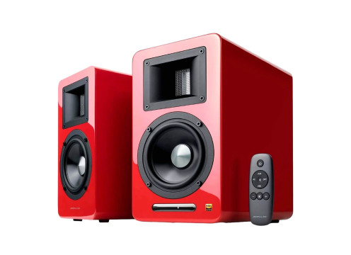 רמקולים בצבע אדום AIRPULSE A100 100W BLUETOOTH
