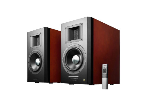 רמקולים בצבע עץ טבעי AIRPULSE A300PRO 2.0 160W BLUETOOTH