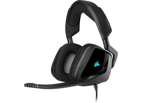 אוזניות CORSAIR VOID RGB ELITE 7.1 PREMIUM - CARBON