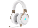 אוזניות גיימינג אלחוטי CORSAIR VIRTUOSO RGB WIRELESS HIGH-FIDELITY — PEARL