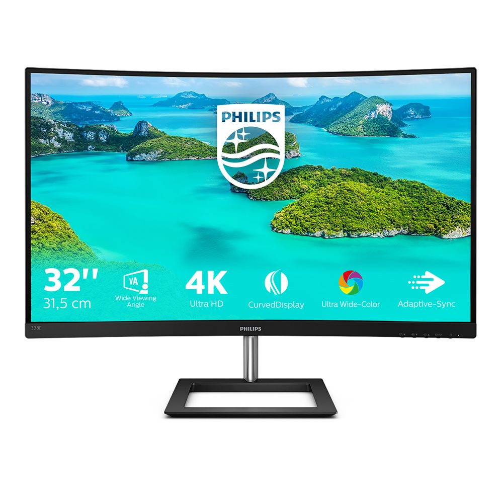 ‎מסך מחשב ‏31.5 ‏אינטש Philips 328E1CA/00 4K פיליפס