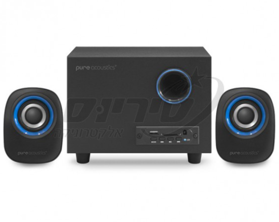 רמקולים למחשב 2.1 בלוטוס עם סאב 3" מבית Pure Acoustics