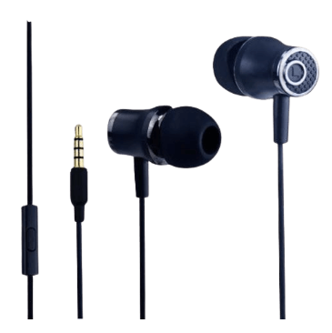 אוזניות ומיקרופון לסמארטפון  SILVER LINE  FDH-105 בצבע שחור