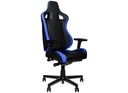 כיסא גיימינג NOBLECHAIRS EPIC COMPACT BLACK/CARBON/BLUE בצבע שחור/קרבון/כחול
