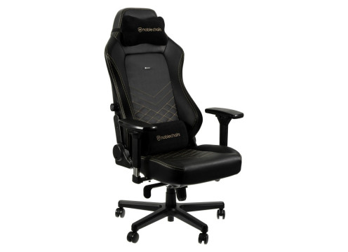 כיסא גיימינג NOBLECHAIRS HERO BLACK/GOLD בצבע שחור/ זהב