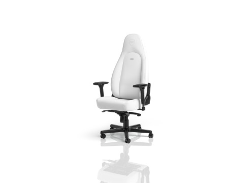 כיסא גיימינג NOBLECHAIRS ICON WHITE EDITION בצבע לבן