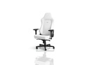 כיסא גיימינג NOBLECHAIRS HERO WHITE EDITION בצבע לבן