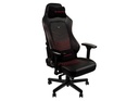 כיסא גיימינג עור אמיתי NOBLECHAIRS HERO REAL LEATHER BLACK/RED בצבע שחור/ אדום