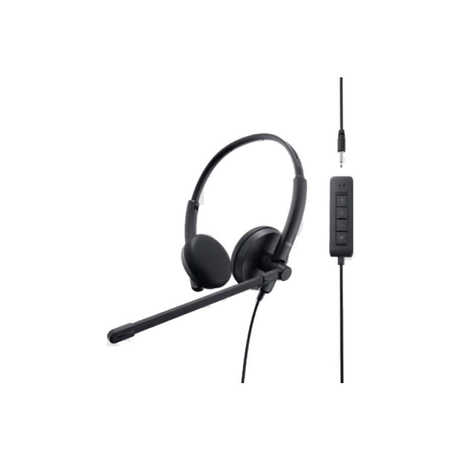 אוזניות ‏חוטיות Dell WH1022 Stereo Headset דל