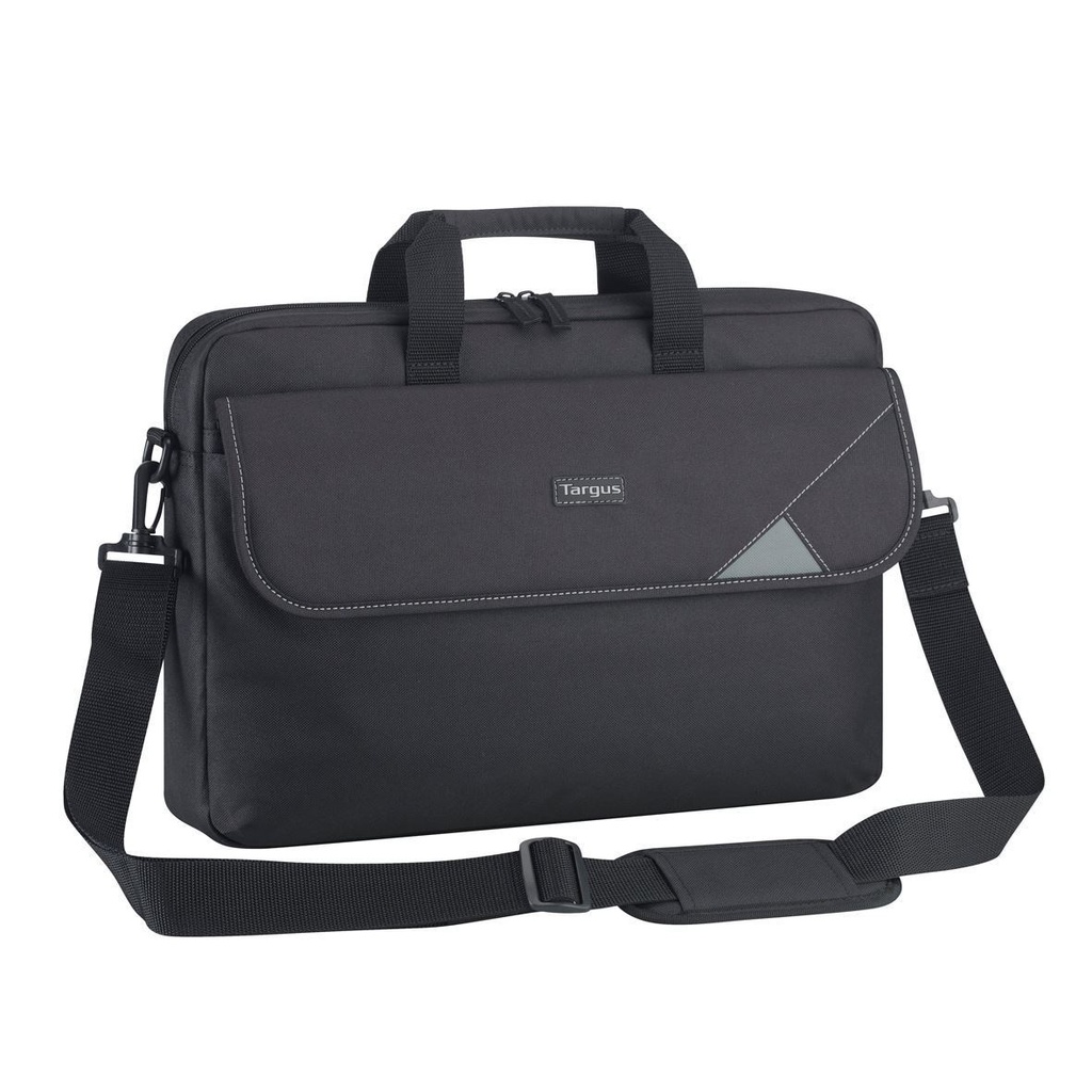 Intellect 15.6" Topload Laptop Case - Black/Grey