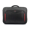 Classic+ 17-18" Clamshell Laptop Bag - Black/Red
