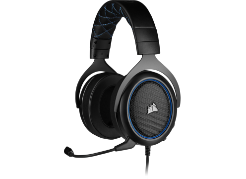 אוזניות CORSAIR HS50 PRO STEREO GAMING HEADSET - BLUE