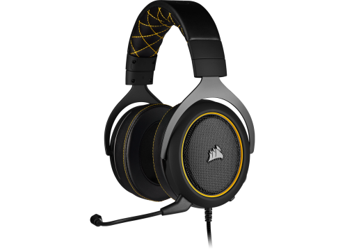 CORSAIR HS60 PRO SURROUND GAMING HEADSET - YELLOW