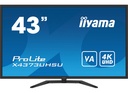 מסך מחשב ‏43 ‏אינטש iiYAMA ProLite X4373UHSU-B1 4K
