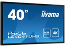 IIYAMA 40" PROLITE 4K MVA PANEL VGA DVI 2XHDMI DP