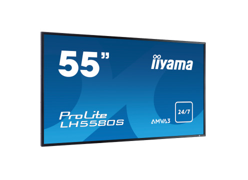 IIYAMA 55" PROLITE LARGE FORMAT DISPLAY 24/7 OPERATION OPS/BNC/S-VIDEO