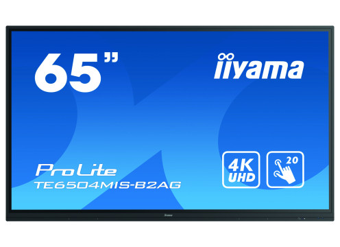 מסך מגע אינטראקטיבי בגודל 65 אינצ' IIYAMA 65" PROLITE IPS 20PT TOUCH 4K INTERACTIVE