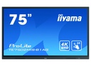 מסך מגע אינטראקטיבי בגודל 75 אינצ' IIYAMA 75" PROLITE VA 20PT TOUCH 4K INTERACTIVE