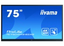 מסך מחשב ‏75 ‏אינטש iiYAMA ProLite TE7504MIS-B2AG 4K