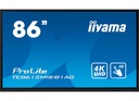 מסך מגע אינטראקטיבי בגודל 86 אינצ' IIYAMA 86" PROLITE IPS 40PT TOUCH 4K INTERACTIVE