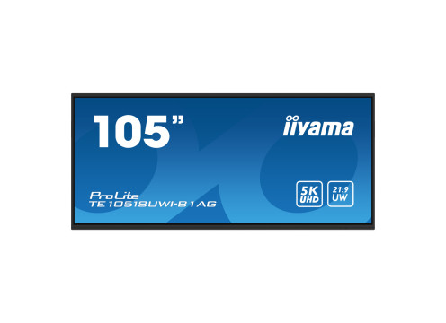 מסך מגע אינטראקטיבי IIYAMA 105" PROLITE 5K VA 40PT TOUCH