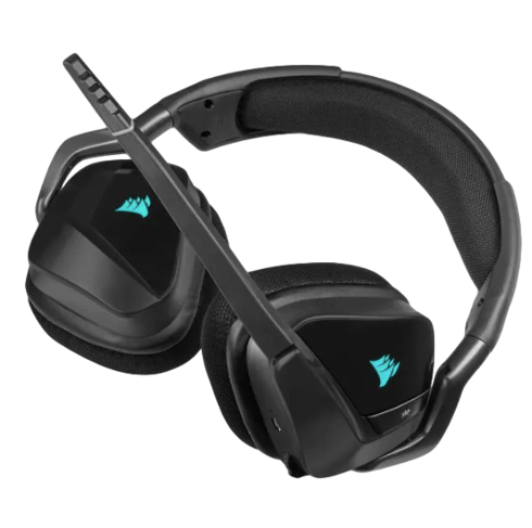 אוזניות גיימינג אלחוטיות VOID RGB ELITE -CORSAIRקרבון