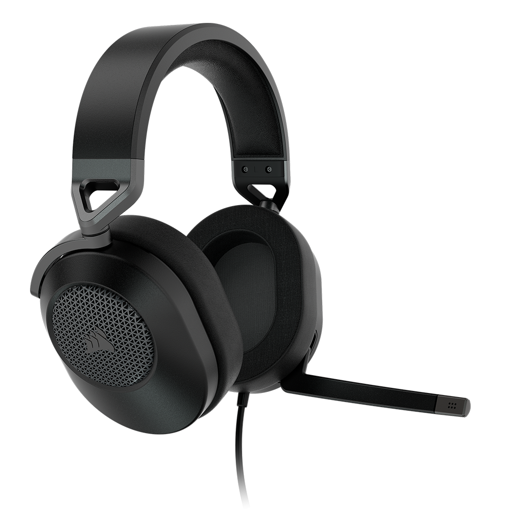אוזניות גיימינג CORSAIR HS65 SURROUND 7.1 – שחור