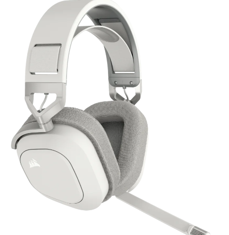 אוזניות גיימינג אלחוטיות CORSAIR HS80 MAX WIRELESS White