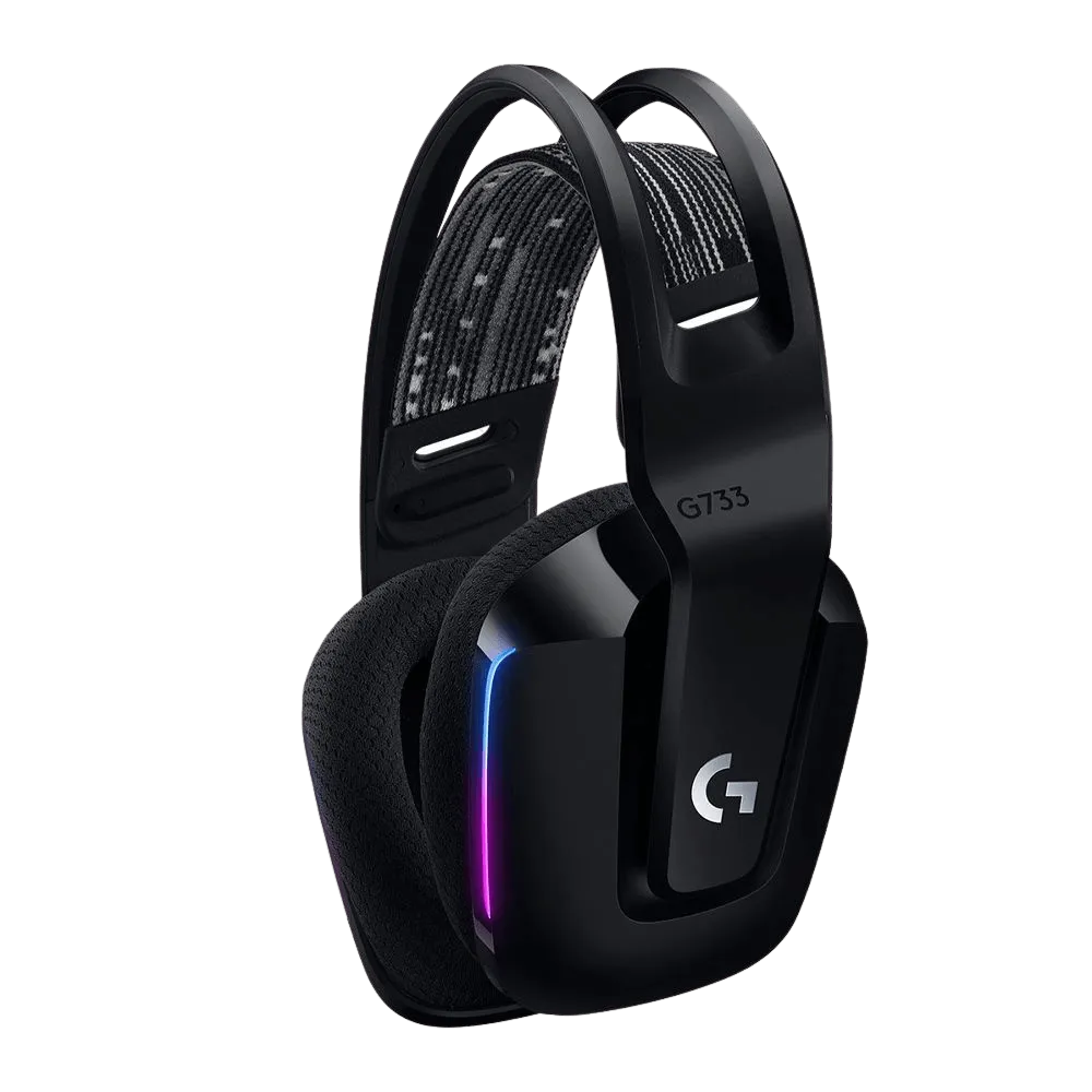 אוזניות גיימינג אלחוטיות LOGITECH G733 LIGHTSPEED RGB HEADSET