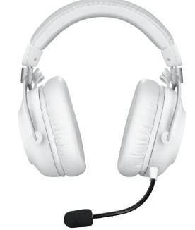 אוזניות גיימינג אלחוטיות PRO X 2 LIGHTSPEED Logitech G- צבע לבן