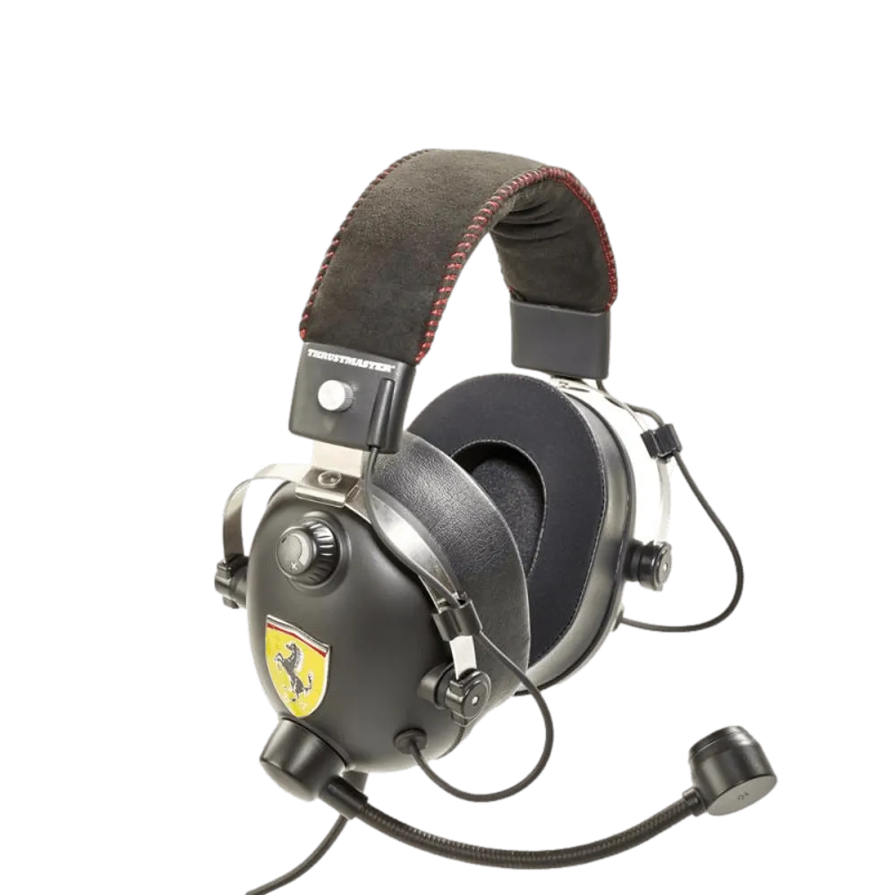 ערכת אוזניות + הגה מירוצים לפלטפורמות מרובות של Thrustmaster