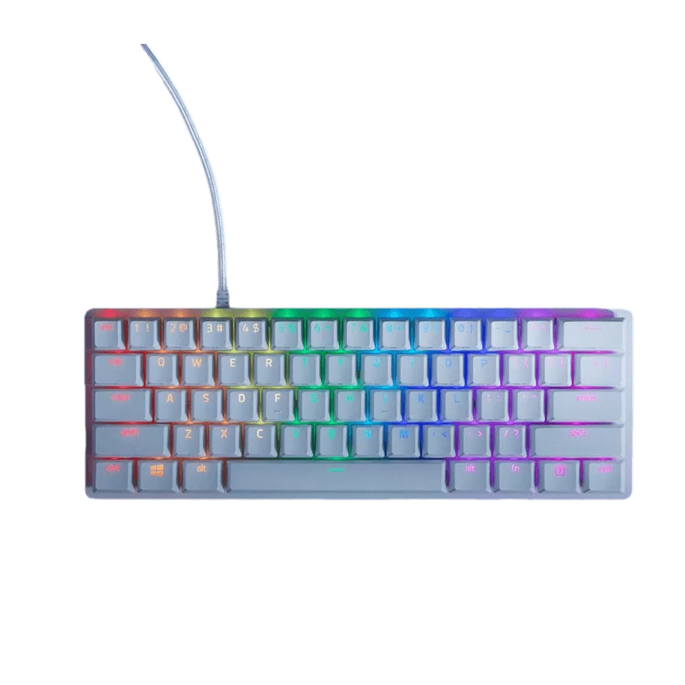 מקלדת אופטית צבע לבן RAZER HUNTSM MINI RED.S