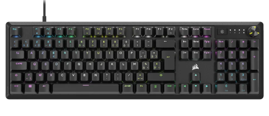 מקלדת מכנית CORSAIR K70 CORE RGB RED SWITCH