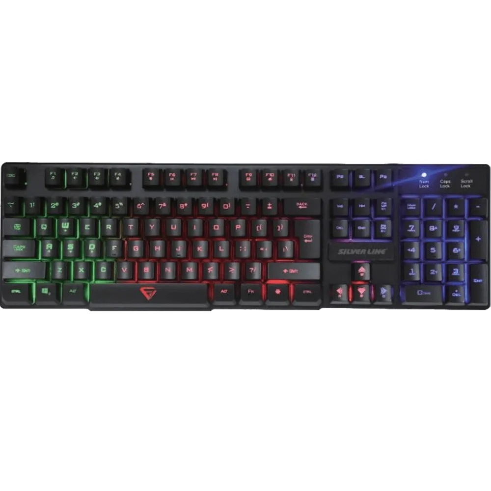 מקלדת גיימינג מבית SILVER LINE דגם GKB-209