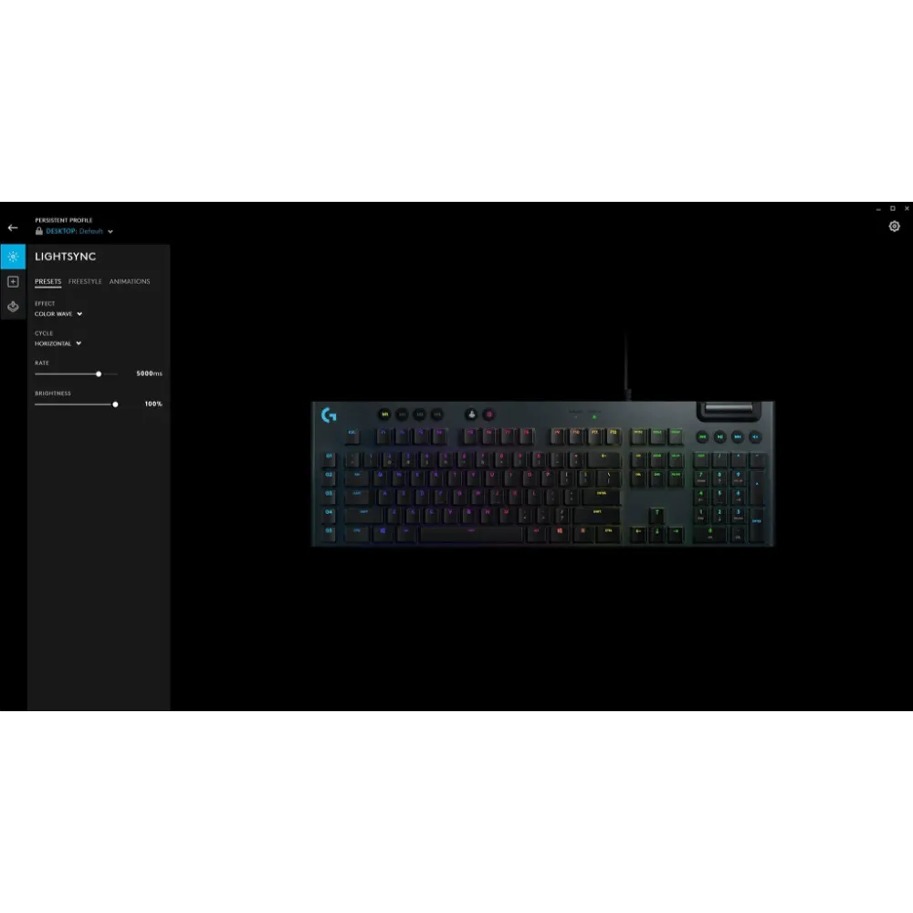 מקלדת G815 LIGHTSYNC TACTILE SWITCH